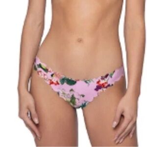 PILYQ SHB Reversible Seamless Wave Full w Scallop Edging Bikini Bottom Size S